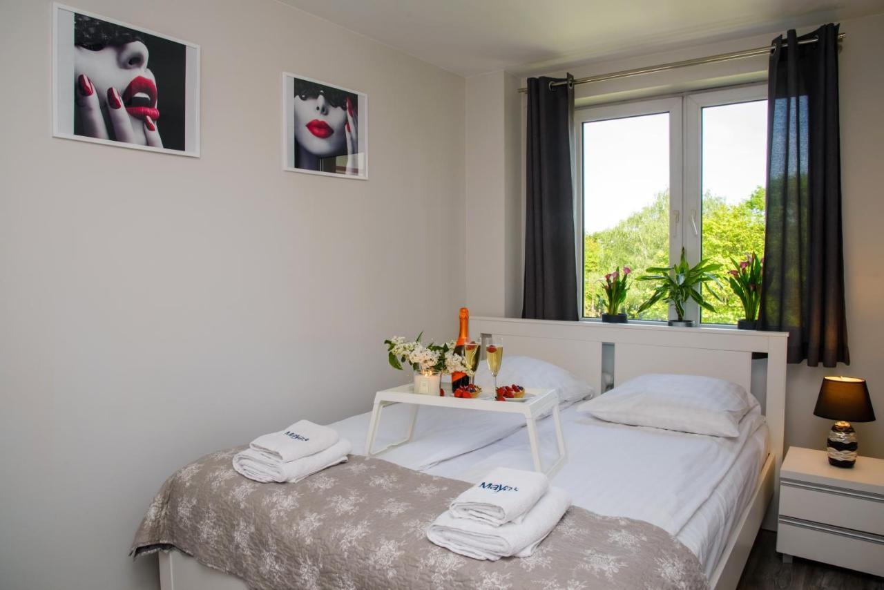 Apartemen 46 m² dengan 3 kamar tidur dan 1 kamar mandi pribadi di Long Gardens Gdansk Bagian luar foto