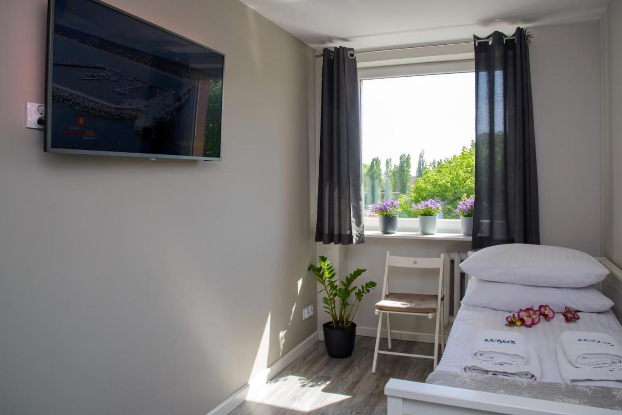 Apartemen 46 m² dengan 3 kamar tidur dan 1 kamar mandi pribadi di Long Gardens Gdansk Bagian luar foto