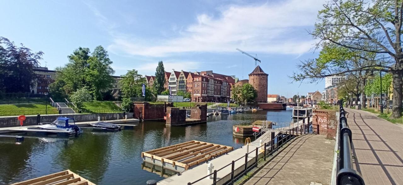 Apartemen 46 m² dengan 3 kamar tidur dan 1 kamar mandi pribadi di Long Gardens Gdansk Bagian luar foto