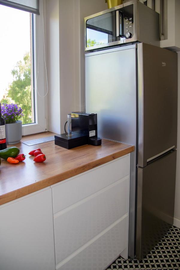 Apartemen 46 m² dengan 3 kamar tidur dan 1 kamar mandi pribadi di Long Gardens Gdansk Bagian luar foto