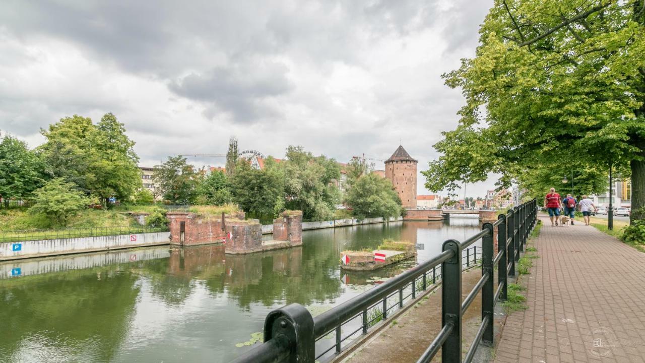 Apartemen 46 m² dengan 3 kamar tidur dan 1 kamar mandi pribadi di Long Gardens Gdansk Bagian luar foto